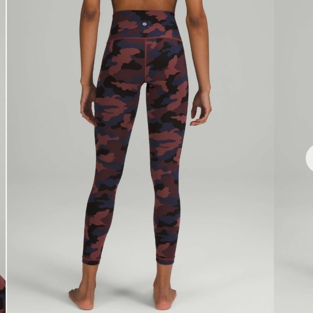 NWOT Lululemon Wunder Under High-Rise Tight 25" *Full-On Luxtreme. Camo. 23"